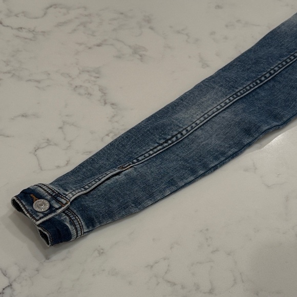 7 For All Mankind Blue Kids Jean Jacket - Picture 7 of 8